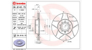 360406050505 Brzdový kotouč MAGNETI MARELLI