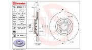 360406001601 Brzdový kotouč MAGNETI MARELLI