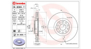 360406001801 Brzdový kotouč MAGNETI MARELLI