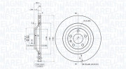 360406002201 Brzdový kotouč MAGNETI MARELLI