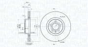 360406002301 MAGNETI MARELLI brzdový kotúč 360406002301 MAGNETI MARELLI