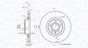 360406002401 Brzdový kotouč MAGNETI MARELLI