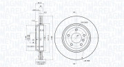 360406004201 Brzdový kotouč MAGNETI MARELLI