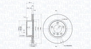 360406004701 Brzdový kotouč MAGNETI MARELLI