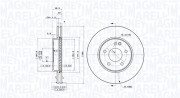 360406006301 Brzdový kotouč MAGNETI MARELLI