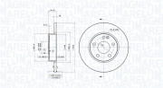 360406007101 Brzdový kotouč MAGNETI MARELLI