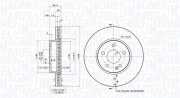 360406007301 Brzdový kotouč MAGNETI MARELLI