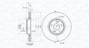 360406008701 Brzdový kotouč MAGNETI MARELLI