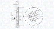 360406011101 Brzdový kotouč MAGNETI MARELLI