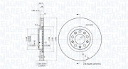 360406011301 Brzdový kotouč MAGNETI MARELLI