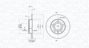 360406012201 MAGNETI MARELLI brzdový kotúč 360406012201 MAGNETI MARELLI