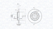 360406013201 Brzdový kotouč MAGNETI MARELLI