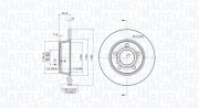 360406013301 Brzdový kotouč MAGNETI MARELLI