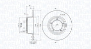 360406013901 Brzdový kotouč MAGNETI MARELLI