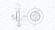 360406014801 Brzdový kotouč MAGNETI MARELLI