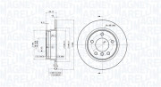 360406016101 MAGNETI MARELLI brzdový kotúč 360406016101 MAGNETI MARELLI