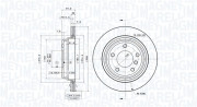 360406016501 Brzdový kotouč MAGNETI MARELLI