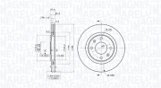 360406017801 Brzdový kotouč MAGNETI MARELLI