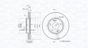 360406019601 Brzdový kotouč MAGNETI MARELLI