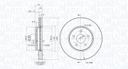 360406026101 Brzdový kotouč MAGNETI MARELLI