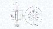 360406026401 Brzdový kotouč MAGNETI MARELLI