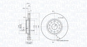 360406029201 Brzdový kotouč MAGNETI MARELLI