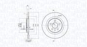 360406029701 MAGNETI MARELLI brzdový kotúč 360406029701 MAGNETI MARELLI