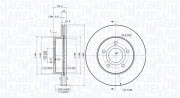 360406029901 Brzdový kotouč MAGNETI MARELLI