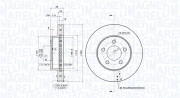 360406030001 Brzdový kotouč MAGNETI MARELLI