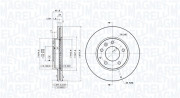 360406030601 Brzdový kotouč MAGNETI MARELLI