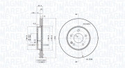 360406031301 Brzdový kotouč MAGNETI MARELLI