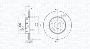 360406031901 MAGNETI MARELLI brzdový kotúč 360406031901 MAGNETI MARELLI