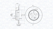 360406032001 Brzdový kotouč MAGNETI MARELLI