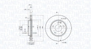 360406032701 Brzdový kotouč MAGNETI MARELLI