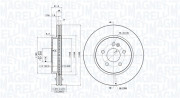 360406033601 Brzdový kotouč MAGNETI MARELLI