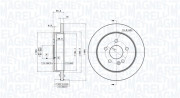 360406033701 Brzdový kotouč MAGNETI MARELLI