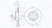 360406037701 Brzdový kotouč MAGNETI MARELLI