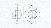 360406039001 Brzdový kotouč MAGNETI MARELLI