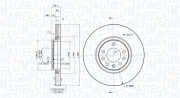 360406039701 Brzdový kotouč MAGNETI MARELLI