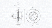 360406040501 Brzdový kotouč MAGNETI MARELLI