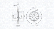 360406040601 Brzdový kotouč MAGNETI MARELLI