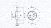 360406043901 Brzdový kotouč MAGNETI MARELLI