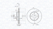 360406047001 Brzdový kotouč MAGNETI MARELLI