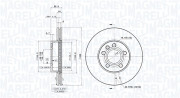 360406049101 Brzdový kotouč MAGNETI MARELLI