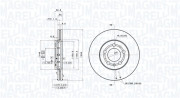 360406049401 Brzdový kotouč MAGNETI MARELLI