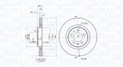 360406049501 Brzdový kotouč MAGNETI MARELLI