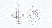 360406049801 Brzdový kotouč MAGNETI MARELLI