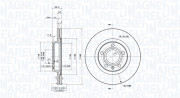 360406049901 Brzdový kotouč MAGNETI MARELLI