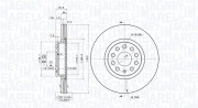 360406050601 Brzdový kotouč MAGNETI MARELLI