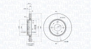 360406052001 MAGNETI MARELLI brzdový kotúč 360406052001 MAGNETI MARELLI